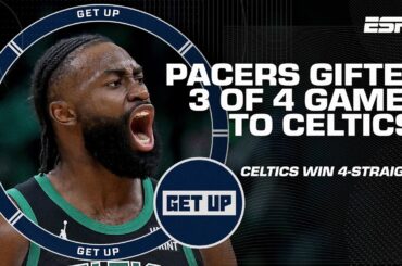 CELTICS SWEEP PACERS 🍀 Did Pacers GIVE series away or did Boston TAKE it? 🤔 | Get Up