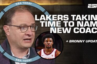 Woj: Lakers 'NOWHERE CLOSE' with coaching search + Bronny James staying in NBA draft | NBA Today
