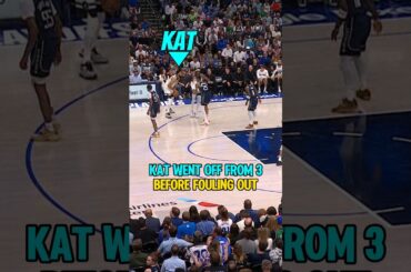 KAT was CLUTCH from 3 in Game 4 before fouling out!😭