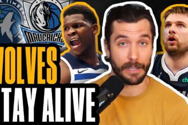 How Anthony Edwards & Timberwolves SURVIVED SWEEP vs. Luka Doncic & Mavericks | Hoops Tonight