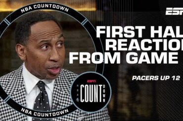 Nembhard looks like Luka Doncic! Stephen A. reacts to 1st half of Pacers vs. Celtics | NBA Countdown