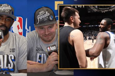 Kyrie Irving & Luka Doncic Talk Mindset For The Finals, Their Relationship As Teammates & More! 🏆