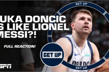 Luka Doncic reminds Brian Windhorst of Lionel Messi! 🤯 | Get Up