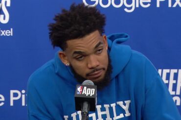 Karl-Anthony Towns talks Game 5 Loss vs Mavericks, Postgame Interview 🎤