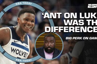 'Anthony Edwards GUARDING Luka Doncic was THE DIFFERENCE!' 🙌 - Perk on WCF Game 4 | NBA Today