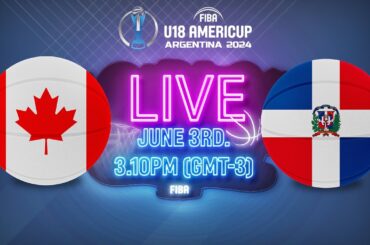 Canada v Dominican Republic | Full Basketball Game | FIBA U18 AmeriCup 2024