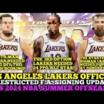 LOS ANGELES LAKERS OFFICIAL TOP UNRESTRICTED FREE AGENT SIGNING UPDATES THIS 2024 NBA OFFSEASON