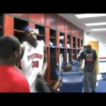 Kwame Brown & Will Bynum Joking At The Detroit Pistons Media Day (2009)