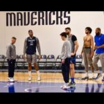 Dallas Mavs NBA Finals Practice: Bigs Work on Veer Switching, Assisted By Tyson Chandler