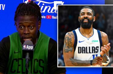 "Pray" - Jrue Holiday Talks How To Guard Kyrie Irving 👀