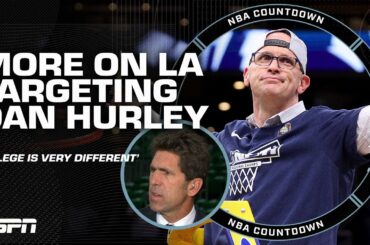 College & NBA are VERY different! - Bob Myers speaks on Lakers targeting Dan Hurley | NBA Countdown