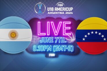 LIVE - Argentina v Venezuela | FIBA U18 AmeriCup 2024