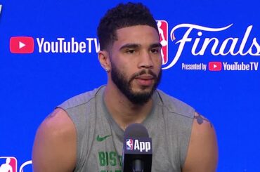 Jayson Tatum previews Game 2, FULL Interview | 2024 NBA Finals Media Day