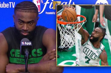 Jaylen Brown On Being Called The Best Player On The Celtics, His Mindset & More Ahead Of Game 2! 👀