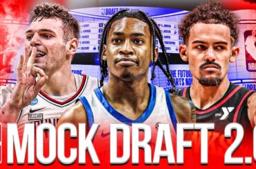2024 NBA Mock Draft with TRADES | Risers, Fallers, and Trade Ideas