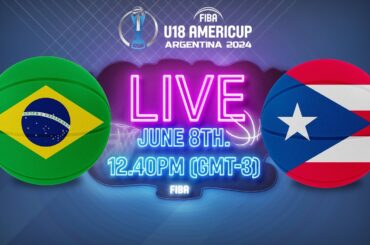 Brazil v Puerto Rico | Full Basketball Game | FIBA U18 AmeriCup 2024