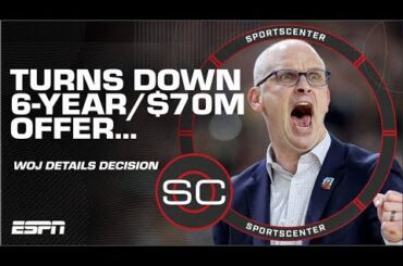 🚨 Woj DETAILS Dan Hurley turning down Lakers’ 6-year/$70M offer! 🚨 | SportsCenter