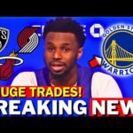 PATIENCE IS OVER! 3 HUGE TRADES FOR THE WARRIORS! ANDREW WIGGINS OUT! GOLDEN STATE WARRIORS NEWS