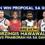 NAKO Porzingis mawawala! Mavs Pinaboran na. NEW Zach Lavine PROPOSAL to Warriors inilabas.