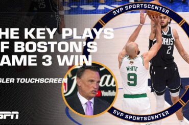 Tim Legler Touchscreen 🖥️ How the Celtics beat the Mavericks in Game 3 | SC with SVP