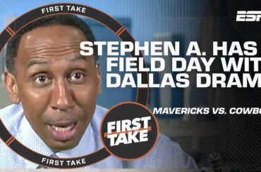 BIGGER DISAPPOINTMENT: Mavs or Cowboys? 🤠🐴 Stephen A. has THIS to say! | First Take