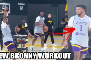 Los Angeles Lakers NEW SHOCKING Bronny James Jr Workout After JJ Reddick Update ft. Lebron & Celtics