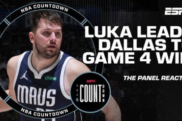 Stephen A. lauds Luka Doncic for being ‘ultra aggressive’ in Game 4 win | NBA Countdown