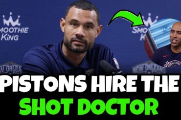 Detroit Pistons Hire Fred Vinson " The Shot Doctor" As An Assistant coach