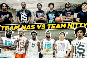 Team Nas vs Team Nitty LOADED 5v5 Basketball Game Gets SPICY | Ep 10