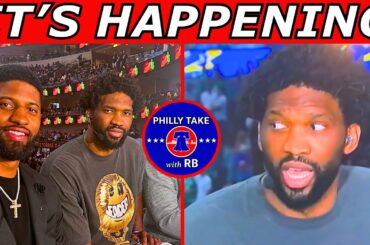 Joel Embiid RECRUITED Paul George To The Sixers On TV!