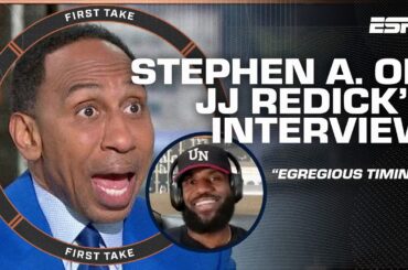 Stephen A. remains CRITICAL of the LeBron James-JJ Redick podcast optics 👀 | First Take