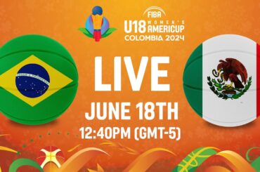 LIVE - Brazil v Mexico | FIBA U18 Women's AmeriCup 2024