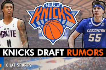 NY Knicks Draft Rumors: Tyler Smith & Baylor Scheirman Workout For Knicks