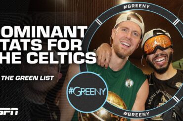 GREENY'S LIST of DOMINANT stats from the Boston Celtics' season 🏆 | #Greeny