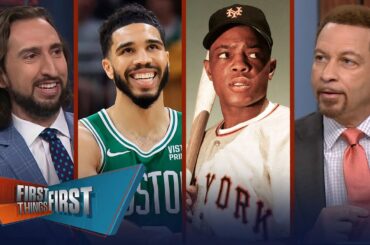 Celtics to give Jayson Tatum $315M extension, MLB legend Willie Mays dies at 93 | FIRST THINGS FIRST