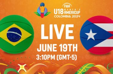 LIVE - Brazil v Puerto Rico | FIBA U18 Women's AmeriCup 2024