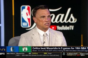 Worst NBA finals ever - Tim Legler on Boston Celtics win NBA Champs after beat Mavs 106-88 Game 5