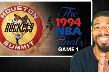 1994 NBA Finals Game 1 Rockets vs Knicks Pt 1/4 | Reaction