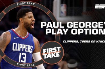 YOU WANT TO BE IN THE EASTERN CONFERENCE! - Windy on Paul George's play options | First Take