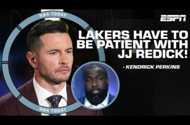 The Lakers have NO CHOICE but to be patient with rookie head coach JJ Redick! - Perk | NBA Today