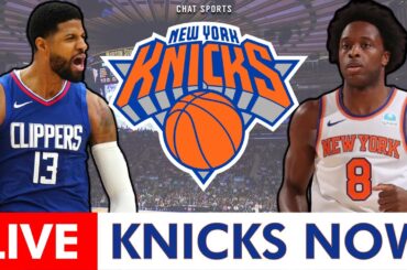 LIVE: NY Knicks Rumors, News: OG Anunoby Upset With Nova Knicks? + NEW Paul George Trade Rumors