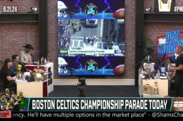 IT’S A PARTY IN BOSTON! 🎉🏆 Reacting to the Celtics’ championship parade! | The Pat McAfee Show