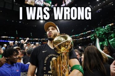 I Owe The Boston Celtics An Apology…..
