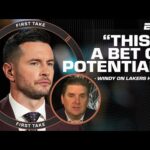 This is a bet on POTENTIAL! - Brian Windhorst on Lakers hiring JJ Redick | First Take