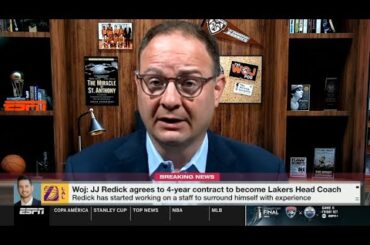 "Not Monty Williams!" -  Woj on JJ Redicks lead Los Angeles Lakers dominate NBA as new Head coach