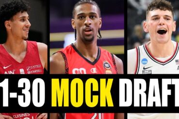 2024 NBA Mock Draft Full First Round (1-30)