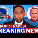 OH MY! WARRIORS MAKING 5 MAJOR TRADES IN THE NBA! STEVE KERR CONFIRMED? GOLDEN STATE WARRIORS NEWS