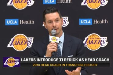 JJ Redick FULL Introduction Press Conference as Lakers Head Coach