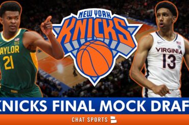 FINAL New York Knicks NBA Mock Draft