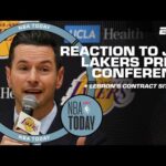 Takeaways from JJ Redick’s Lakers press conference + How will he evolve the Lakers?  | NBA Today